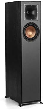 KLIPSCH REFERÊNCIA R-610F 5.1 Sistema de home theater, preto com Yamaha RX-V385 5.1 Receptor