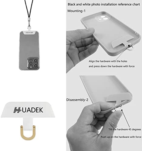 Huadek Universal Tele Tether Tabranector de correia de correia para celular Tab para segurança para correias para tiras