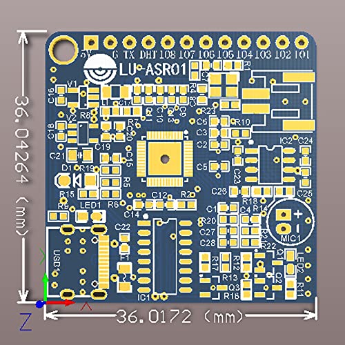 RAKSTORE LU-ASR01 Módulo de voz inteligente Módulo Voice Board LD3320 Versão de atualização