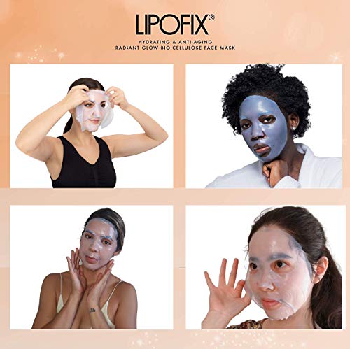 Lipofix Diário Cuidado com a pele Rotina para o rosto e pescoço Anti envelhecimento Máscaras faciais e creme de aperto duplo de