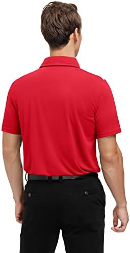 Camisas de golfe de corna masculino MUITA HUMENTO DO FIXA DO FIXA Polo Camisa Polo Polo Dry Dry Short Sleeve Casual Casual