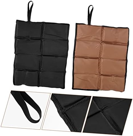 Toddmomy 2pcs Cushion dobrável Cusões ao ar livre Cadeiras ao ar livre almofadas de cadeira ao ar livre almofadas de cadeira de cadeira de cadeira para cadeira de cadeira para caminhar almofada de assento na almofada para cadeira de acampamento almofada