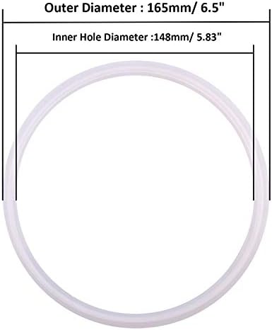 Dernord Silicone Gasket Tri-Clover O-ring-6 polegadas
