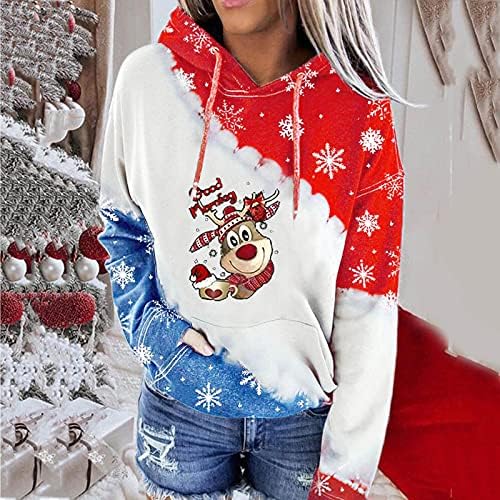 Sweater for Women Fall, Fashion Fashion Fashion Casual Fun Christmas Print Round Neck Sweater Loose Sports Top Pullover