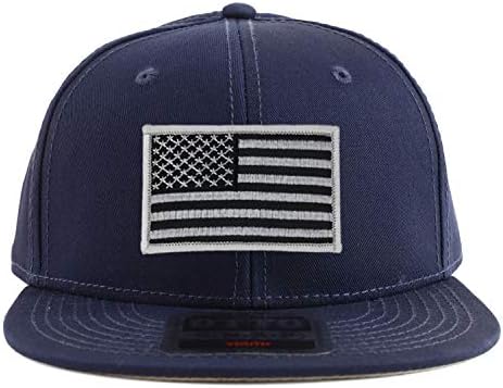 Armycrew preto cinza bandeira americana patch tamreiro jovem algodão superior startbill snapback chapéu