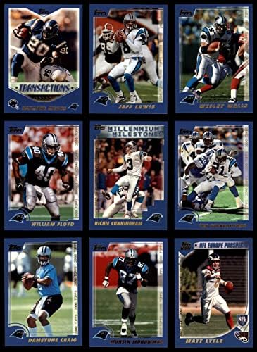 2000 Topps Carolina Panthers Team Set Carolina Panthers NM/MT Panthers