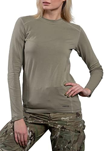 281Z Womens Militar Stretch Algods Coalde Camisa - Tactical Hucking Outdoor - Linha de combate do Punisher