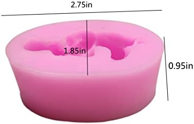 Molde de silicone para bebê adorável, resina epóxi fondant molde de silicone moldes artesanais para fazer chocolate, açúcar, bolo,