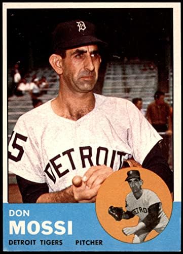 1963 Topps 530 Don Mossi Detroit Tigers NM Tigres