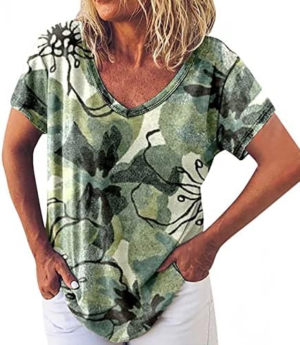 Blusa de algodão de algodão do outono para mulheres Camiseta de brunch gráfico de pescoço para meninas hu hu