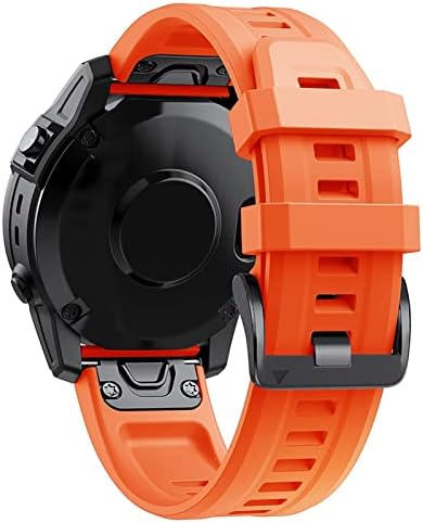 Eidkgd Silicone oficial 26 mm Redução rápida Relógio WatchBandrap para Garmin Fenix ​​7 7x 6 6x 5x 5 3 HR Smart Watch EasyFit Wrist Band Band