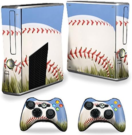 MightySkins Skin Compatível com X -Box 360 Xbox 360 S Console - Baseball | Tampa protetora, durável e exclusiva do encomendamento de vinil | Fácil de aplicar, remover e alterar estilos | Feito nos Estados Unidos