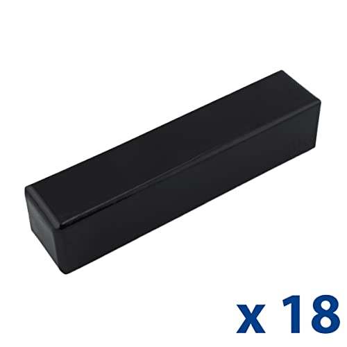 Magnetics mestre Cow-SCM7CX18 Ferrite Cow Magnet, 3 Comprimento, 0,67 Largura, 0,65 de altura, revestimento em pó preto