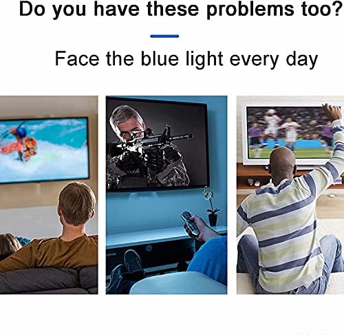 Protetor de tela de TV Kfjzgzz de 32 a 75 polegadas, anti-Glare/Anti Blue Light/Anti Scratch/Anti-Fingerprint Film, alivie a fadiga ocular