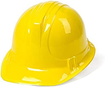 Chapéus de construção de brinquedos de Anapoliz | 20 pcs. Chapéu de festa para crianças amarelas de plástico macio | Engenheiro