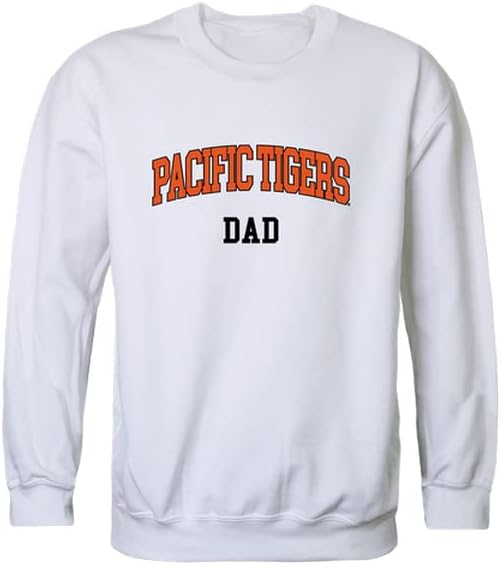 W UNIVERSIDADE REPÚBLICO DO PACIFIC TIGERS Alumni Fleece Crewneck Sweetshirts