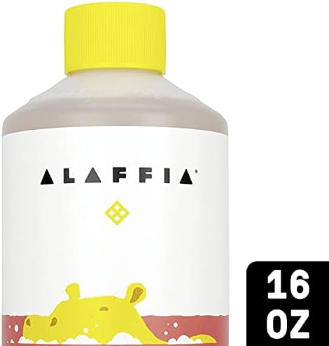 Alaffia Babies and Kids Bubble Bath, Bath Bath Essential para a pele delicada, fórmula à base de plantas que é livre de parabenas