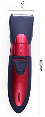 PDGJG Professional Electric Hair Clipper, aparador à prova d'água recarregável, cortador de cabelo ajustável, adequado para uso em casa de homens e crianças