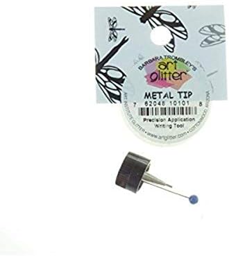 Art Institute Glitter AG Metal Tip, 1 pacote, prata - MetalTip