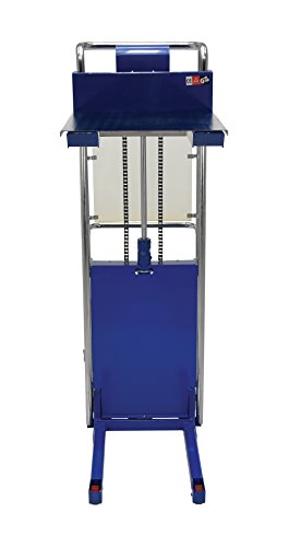 Vestil Hyd-10 Foot Pump Hefti-Lift, Capacidade de 880 lbs, plataforma de largura de 24 comprimento x 23, 3-1/2 -59 Faixa de altura