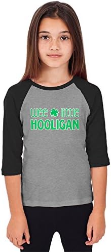 Vestuário forçado com espírito, pequeno Hooligan Toddler 3/4 Camisa Raglan