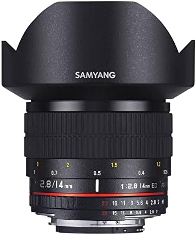 Samyang 14 mm f2.8 lente de foco manual para pentax