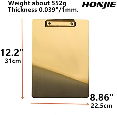 HONJIE 12.2X8.8 CONGRADA DE ALGUMA METAL DE AÇO ANTERION, A4 e TAMANHO DE LETRA DABATO DE ESCOLA, ESCRITÓRIO, HOSPITAL,