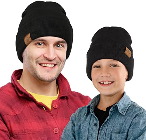 Chapéu de gorro de inverno chapéus de malha acrílica para homens homens jovens gorrosos de malha de malha de malha para meninos meninas