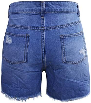 Shorts de jeans femininos rasgados com jeans high shorts altos jeans angustiados jeans casuais shorts jeans hot jeans