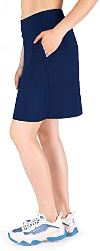 Iogue feminina 4 bolsos UPF 50+ 17 Long Skurt Running Golf Skorts