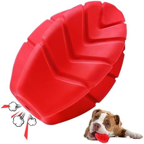 Zuujnil Squeaky Dog Toys, Town Dog Chew Toys para mastigadores agressivos, brinquedos de cachorro de borracha natural