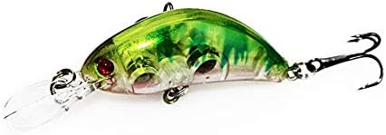 1pcs 5,5cm 3.9g isca dura balancete japão Japão lento Fishing Tackle Lure Wobbler transparente -