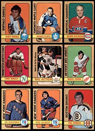 1972-73 O-PEE-Chee Hockey Parcial Completo Conjunto Ex+
