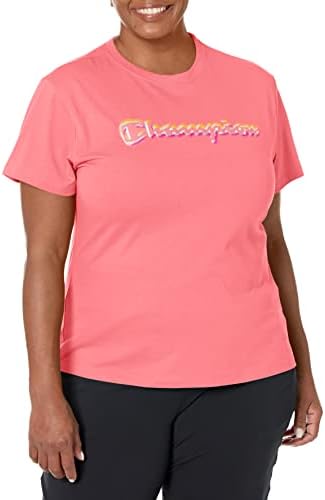 Camiseta feminina campeã, camiseta clássica, camiseta confortável para mulheres, gráficos