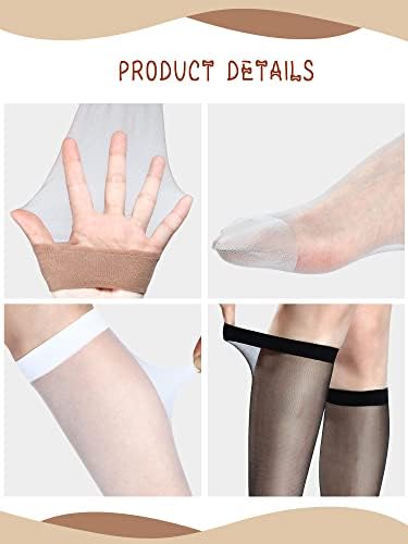 GEEYOGA KNEE MUITAS ALTAS PARA MULHERES MUNDAS ALTAMENTOS MADEIRAS HIGH DE 20 PA PAGAS NYLON MODAÇÕES PARA MULHERES, 5 CORES