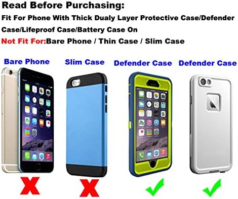 Bolsa do coldre de cinto Yuzihan para iPhone 5 5S 5C SE 4 polegadas de couro premium de couro com camada dupla grossa OtterBox Defender
