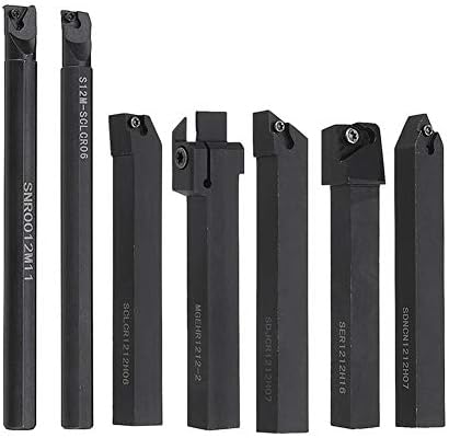 Ferramentas de torneamento de madeira de carboneto Durável 21pcs 12mm SHANK TIRO BARACO BARRA TUNDA TRANSFERÊNCIA DE TROBLEMA DE TROBLEMA