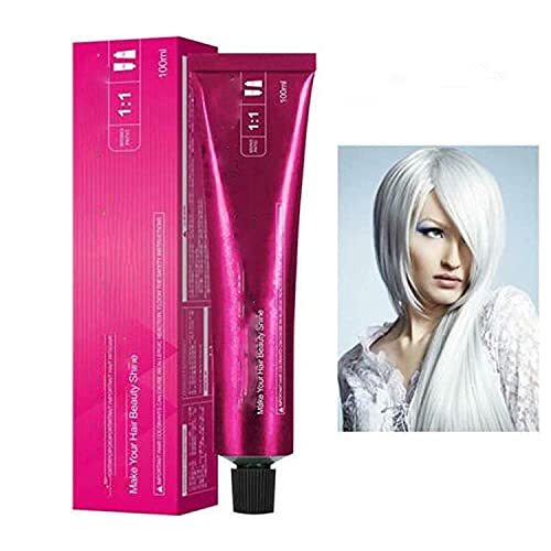 Corante para coloração de cabelo, shampoo de tingimento de cabelo seguro e seguro, efeito duradouro sem o uso de alvejante