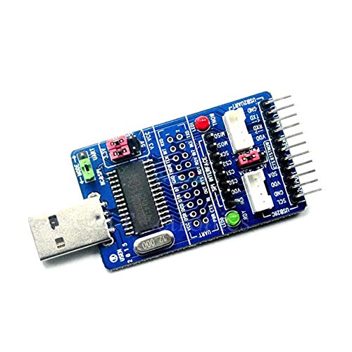 Tudo em 1 CH341A USB para SPI I2C IIC UART TTL ISP Módulo de adaptador serial EPP/MEM Converter para depuração de pincel