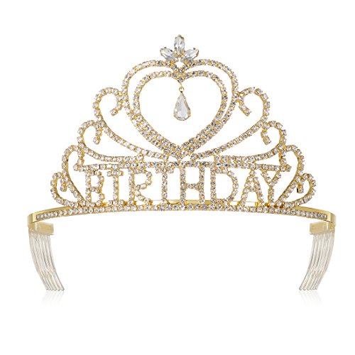 Aniversário da rainha dczerrong coroas tiaras de ouro para feminino de publicação de publicidade