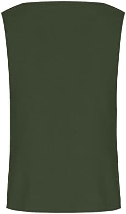 Meninas sem mangas algodão / pescoço cami tanque básico solt fit relaxado blusa de colete camarada de lounge para