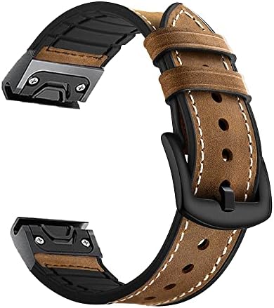 Buday 22 26mm Sport Watch Band tapas para Garmin Fenix ​​6 6s 6x Pro 5x 5 5s mais 3 3HR 935 945 D2 Liberação rápida pulseira