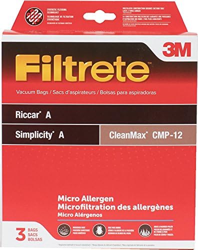 3m Filtrete Riccar/Simplicity Uma bolsa de vácuo sintética