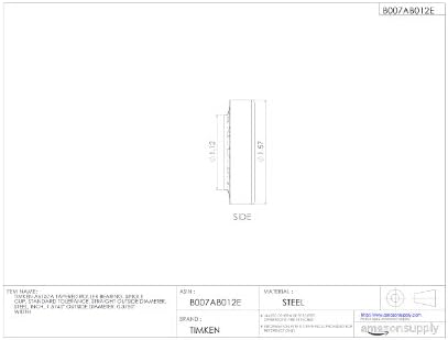 Timken cônico Roller Roller rolante Cup - A6157A