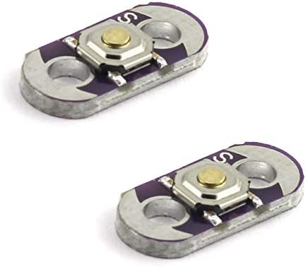 Lind Kitchen 2pcs lilypad módulo de botão de botão momentâneo para o kit Arduino DIY