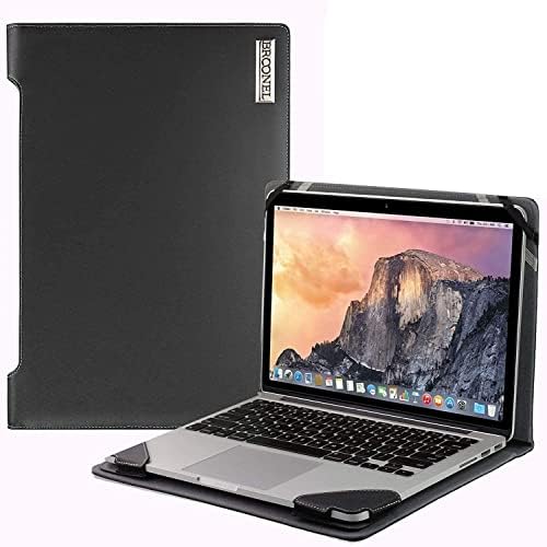 Broonel - Série de Perfil - Laptop de couro preto compatível com Lenovo ThinkPad L15 Gen 1 15.6 Laptop FHD