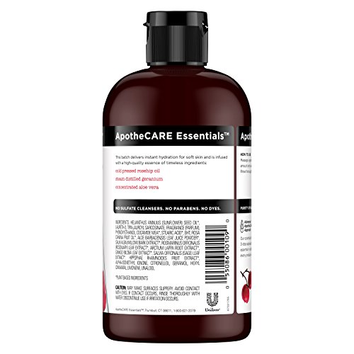 Apotecare Essential o restaurador em óleo de ar-chola, óleo de rosayhip, gerânio, aloe vera, 12 oz