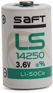 BALOLO LS14250 3,6V 1200mAh Bateria de lítio Alta capacidade Substitua para SAFT LS14250 Bateria de lítio