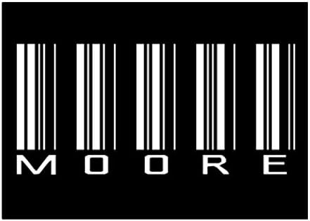 Teeburon Moore Barcode Sticker Pack x4 6 x4