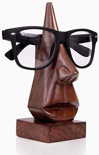 Artisenia feita de madeira artesanal de madeira para óculos de exibição do portão do óculos | Home Office Decor Spectacle Stand